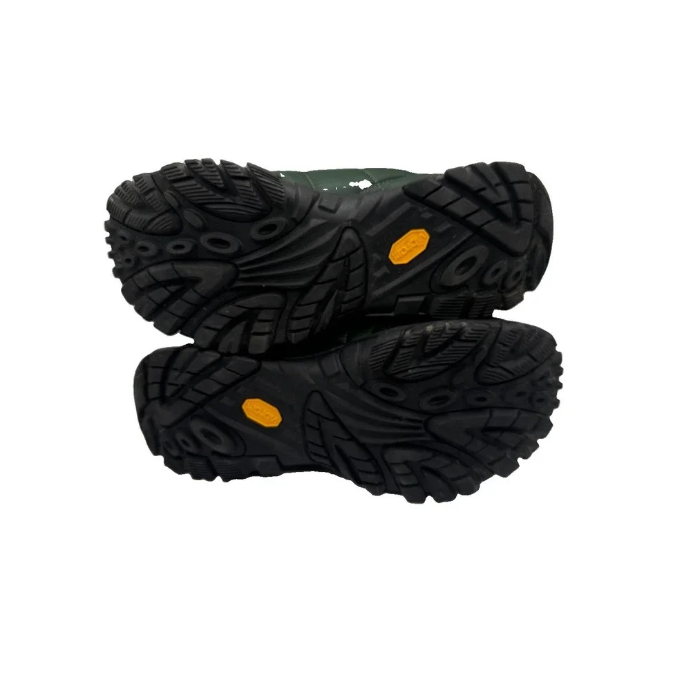 Merrell Moab 2 Quilted Slide 1TRL Viridian Green Men's 8 Hiking Mule Vibram EUC